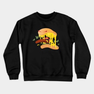 Burger Monster Crewneck Sweatshirt